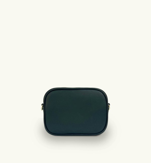 Apatchy London The Penelope Woven Leather Camera Bag - Black