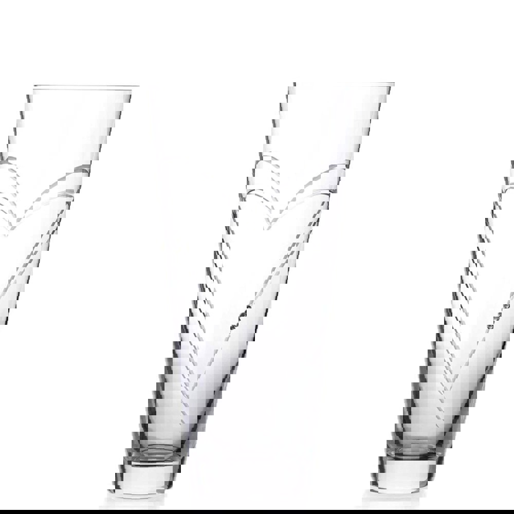 Diamante Hearts Hand Cut Conical Vase Adorned with Crystals by Swarovski® - 25cm (9.84in)