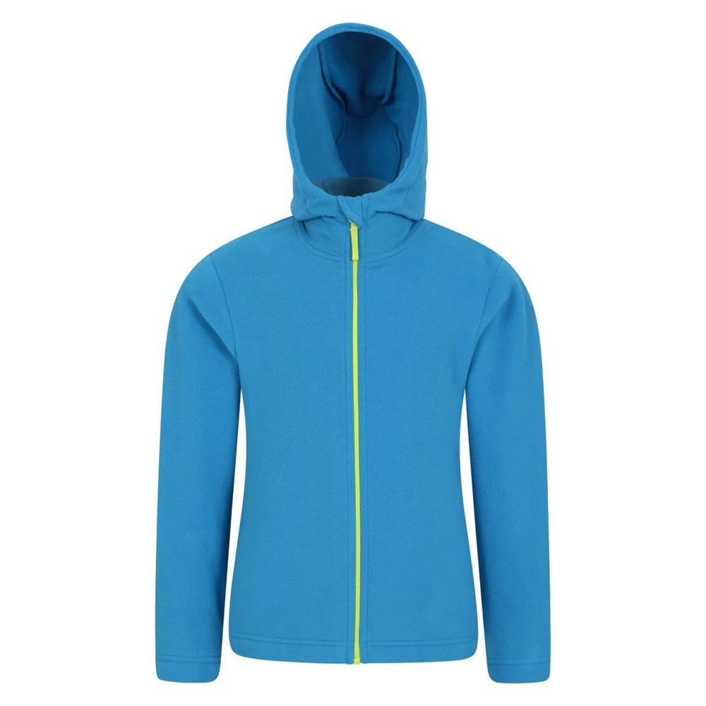 Mountain Warehouse Childrens/Kids Camber Full Zip Hoodie - Cobalt