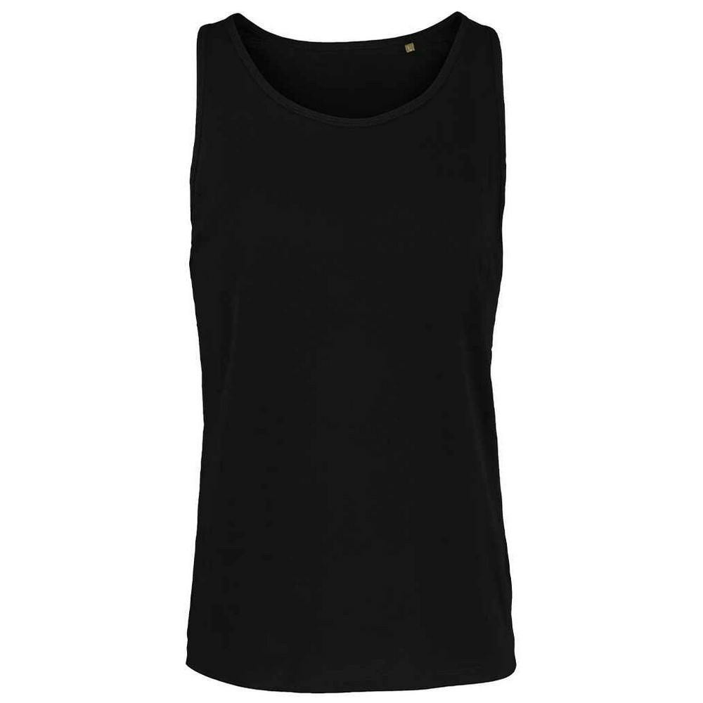 SOLS Unisex Adult Crusader Organic Cotton Tank Top - Deep Black - Deep Black - 100% Organic Cotton