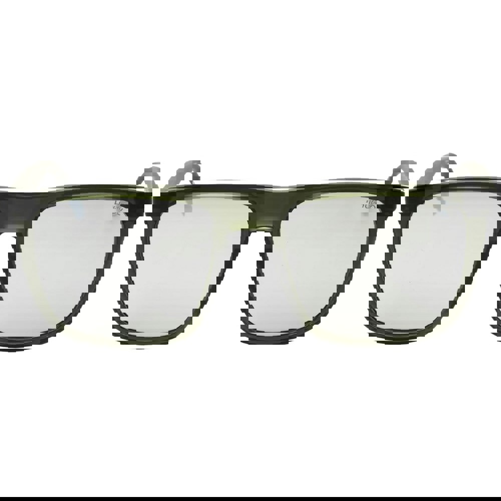Hugo Boss Silver SP Lens Dark Green Sunglasses One Size
