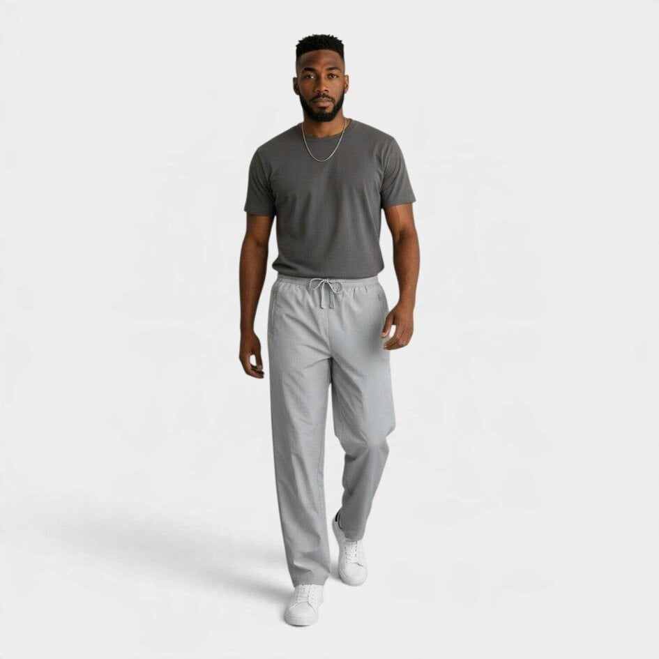 Aimé Leon Dore Sport Logo Nylon Pant Light Grey