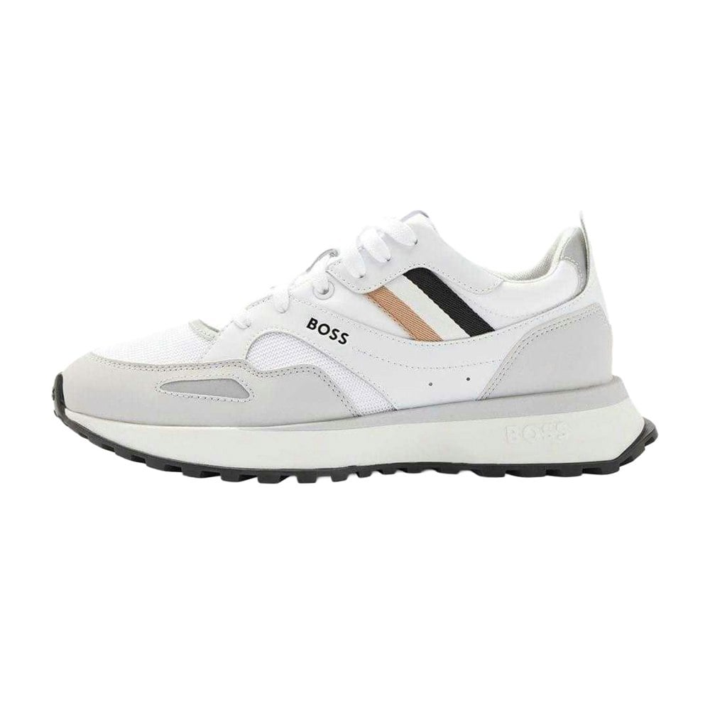 Boss Mens Jonah Running Trainers - White