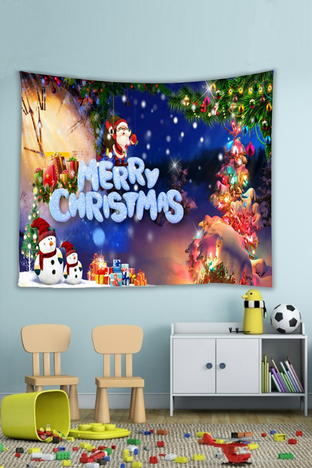 Living and Home 130x150cm Christmas Decorative Tapestry