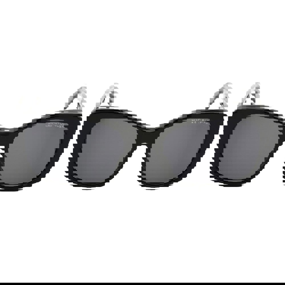 Marc Jacobs Small Rounded Grey Lensed Black Sunglasses