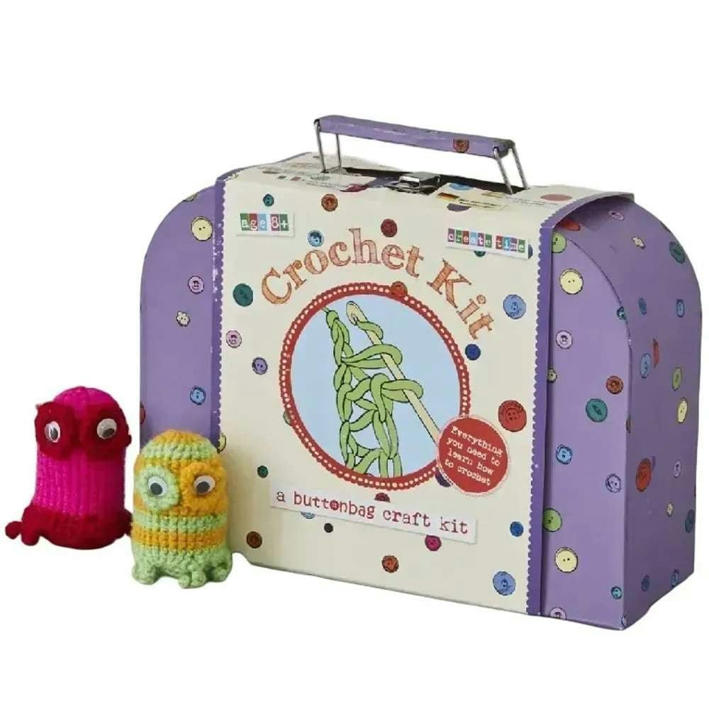 Buttonbag Crochet Suitcase Kit - Buttonbag