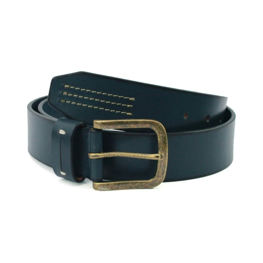 Eastern Counties Leather Mens Cole Leather Waist Belt - Navy