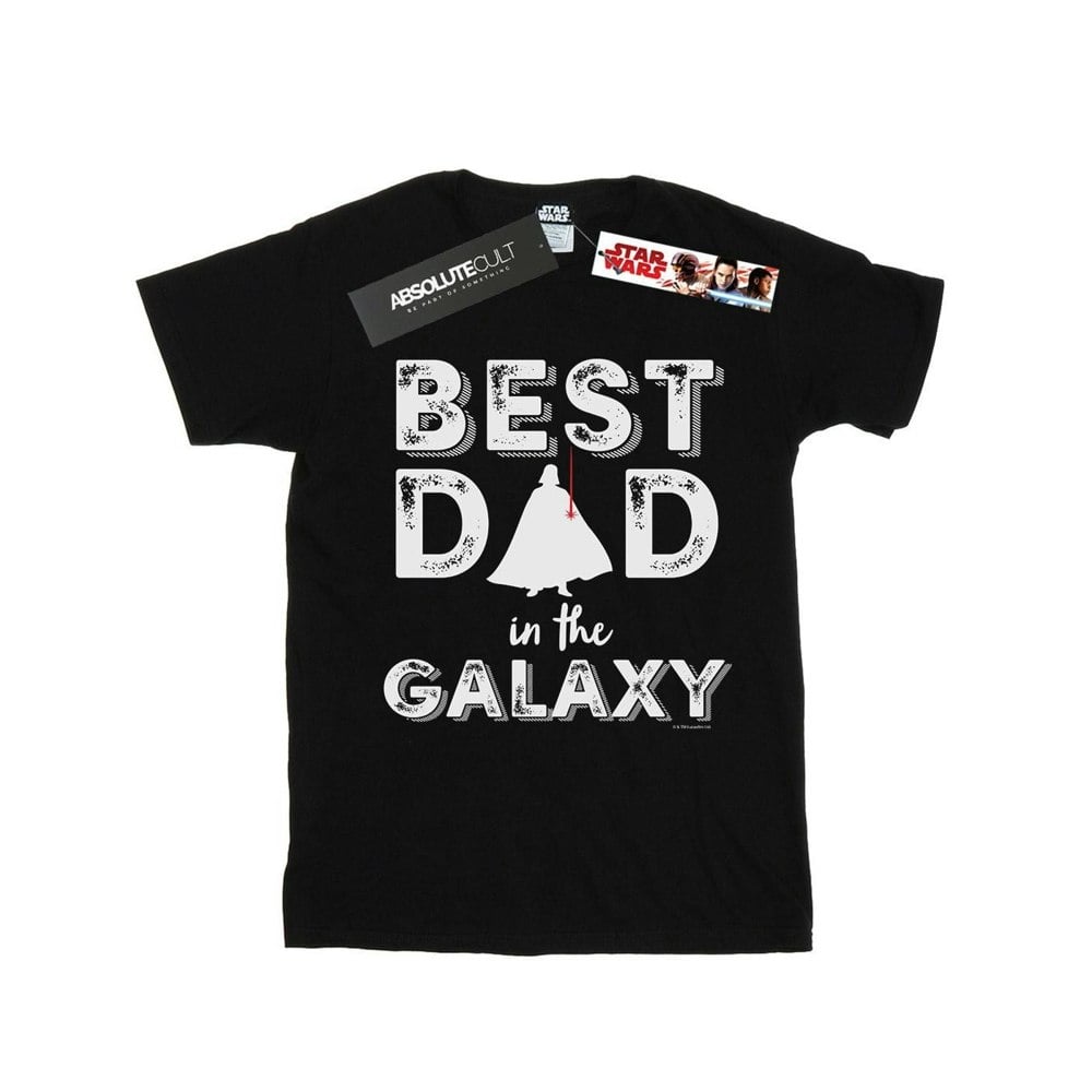 Star Wars Mens Best Dad In The Galaxy T-Shirt - Black