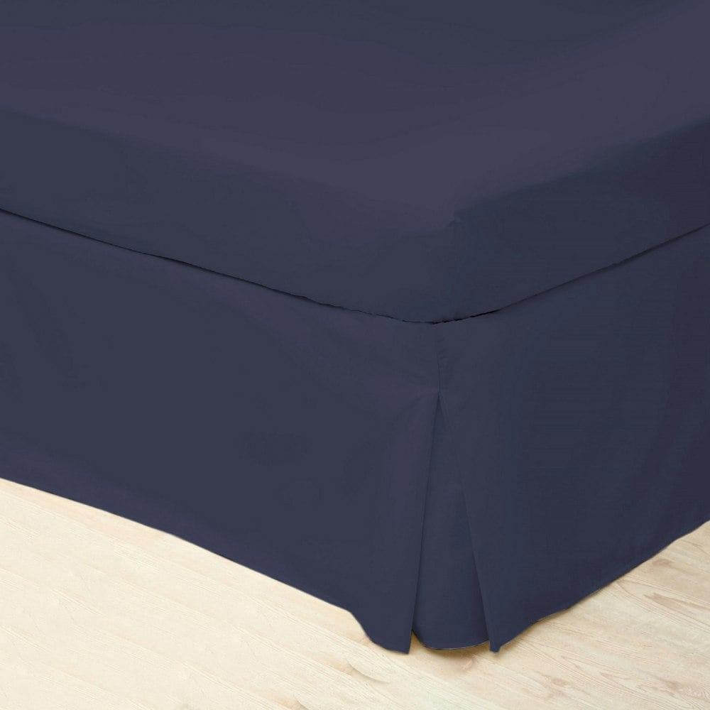 Belledorm Easycare Percale Platform Valance - Navy
