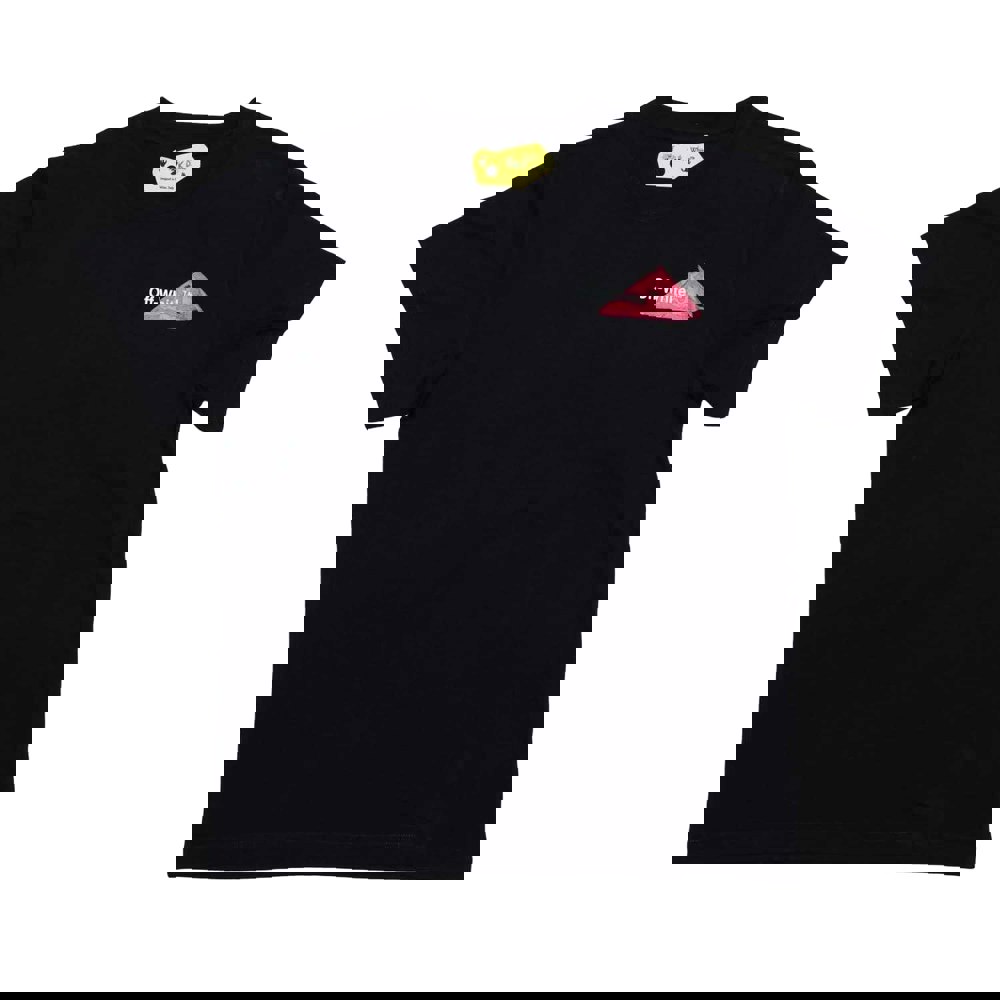 Off White Childrens/Kids Shapes T-Shirt - Black/Pink