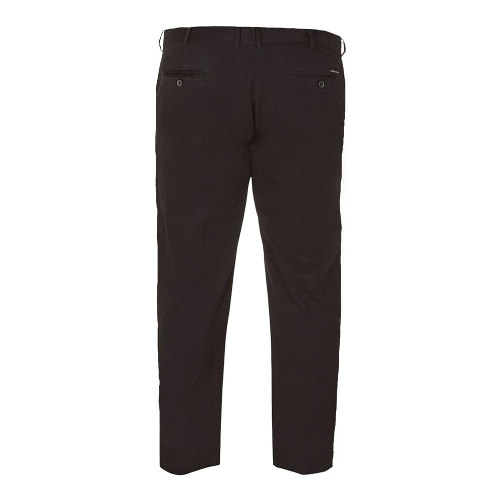 Duke Mens D555 Bruno Stretch Chino Kingsize Trousers - Black