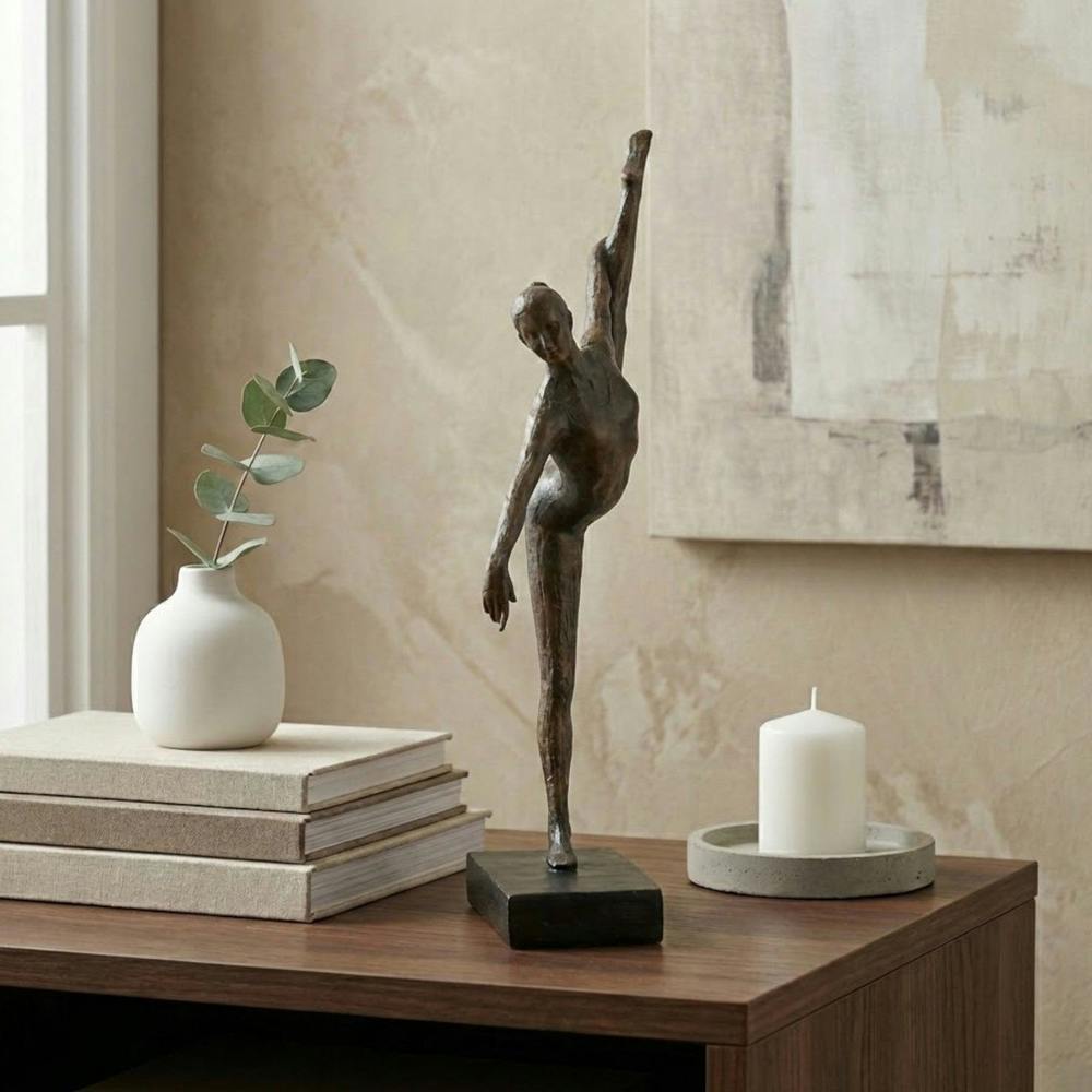 Garden Greatness Bronze Ballerina Dance Class Ornament