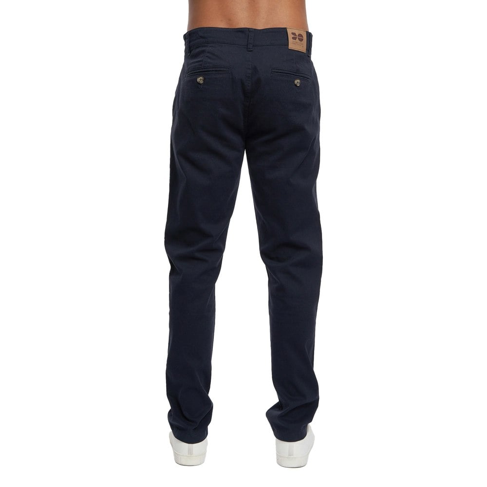 Crosshatch Mens Roysden Chinos - Navy