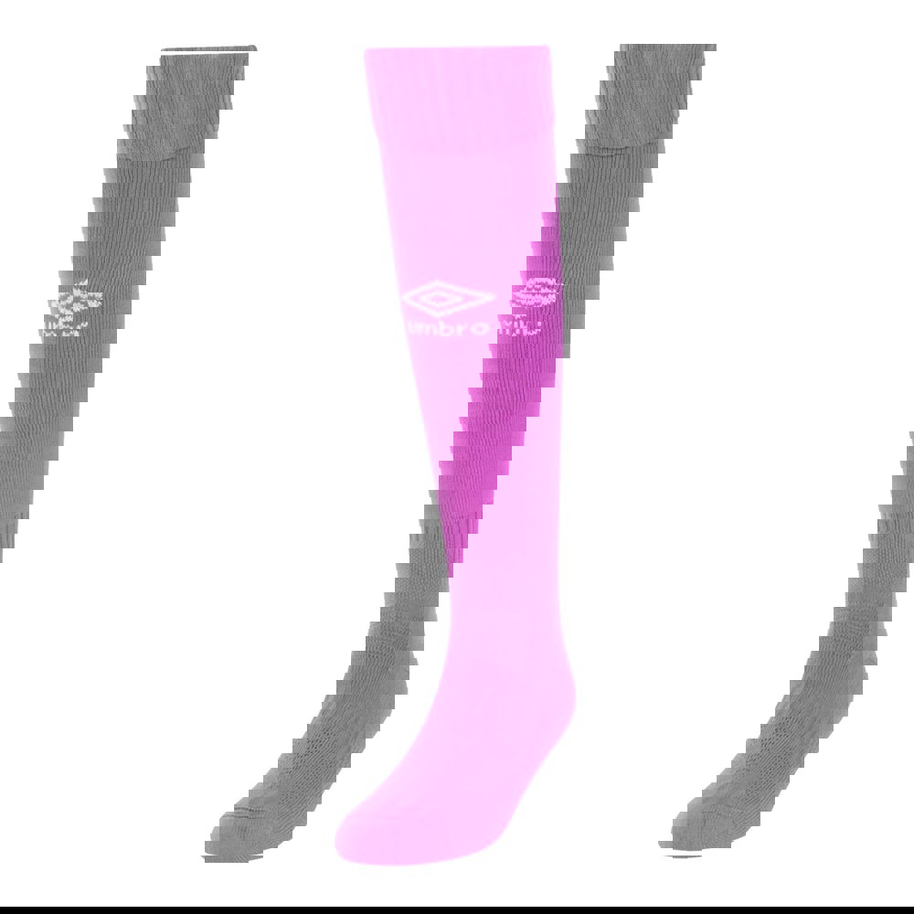Umbro Childrens/Kids Classico Socks - Purple Cactus/White