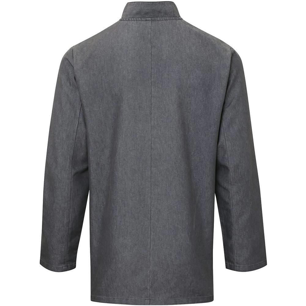 Premier Unisex Denim Chefs Jacket - Grey Denim