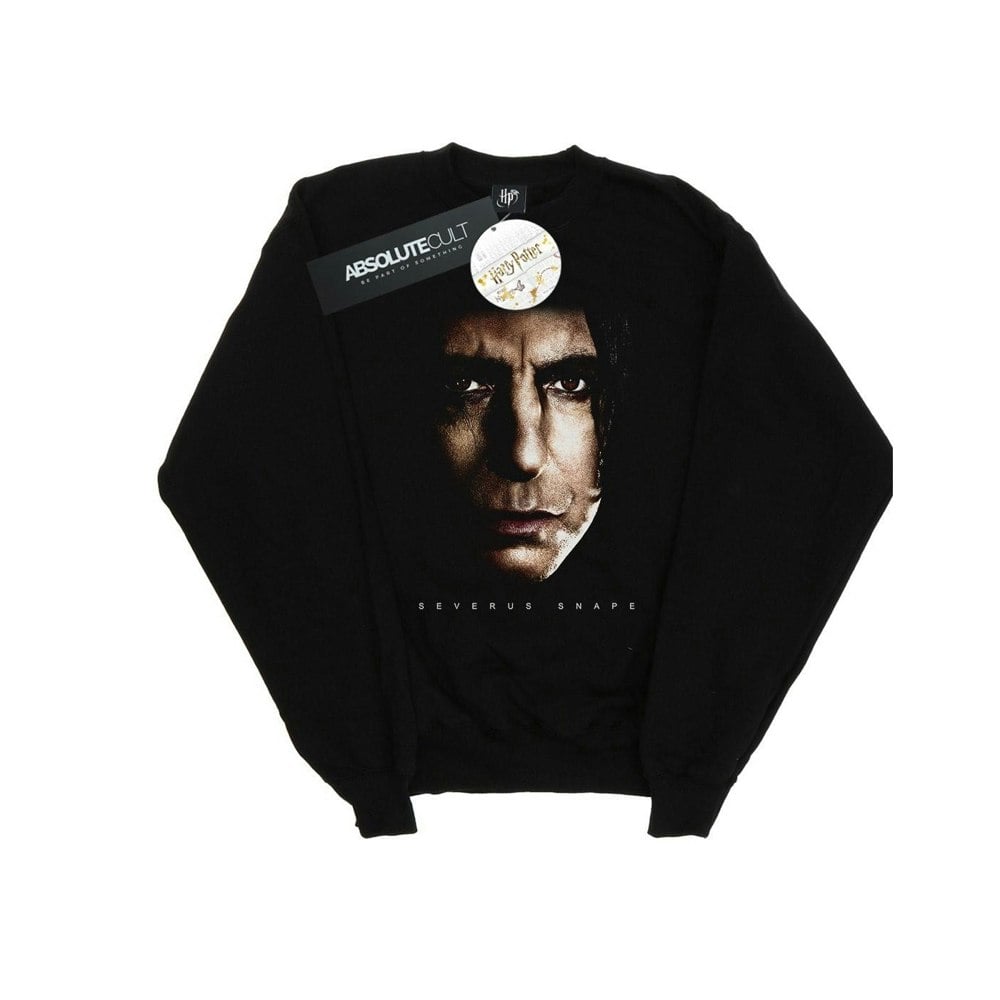 Harry Potter Mens Severus Snape Portrait Sweatshirt - Black