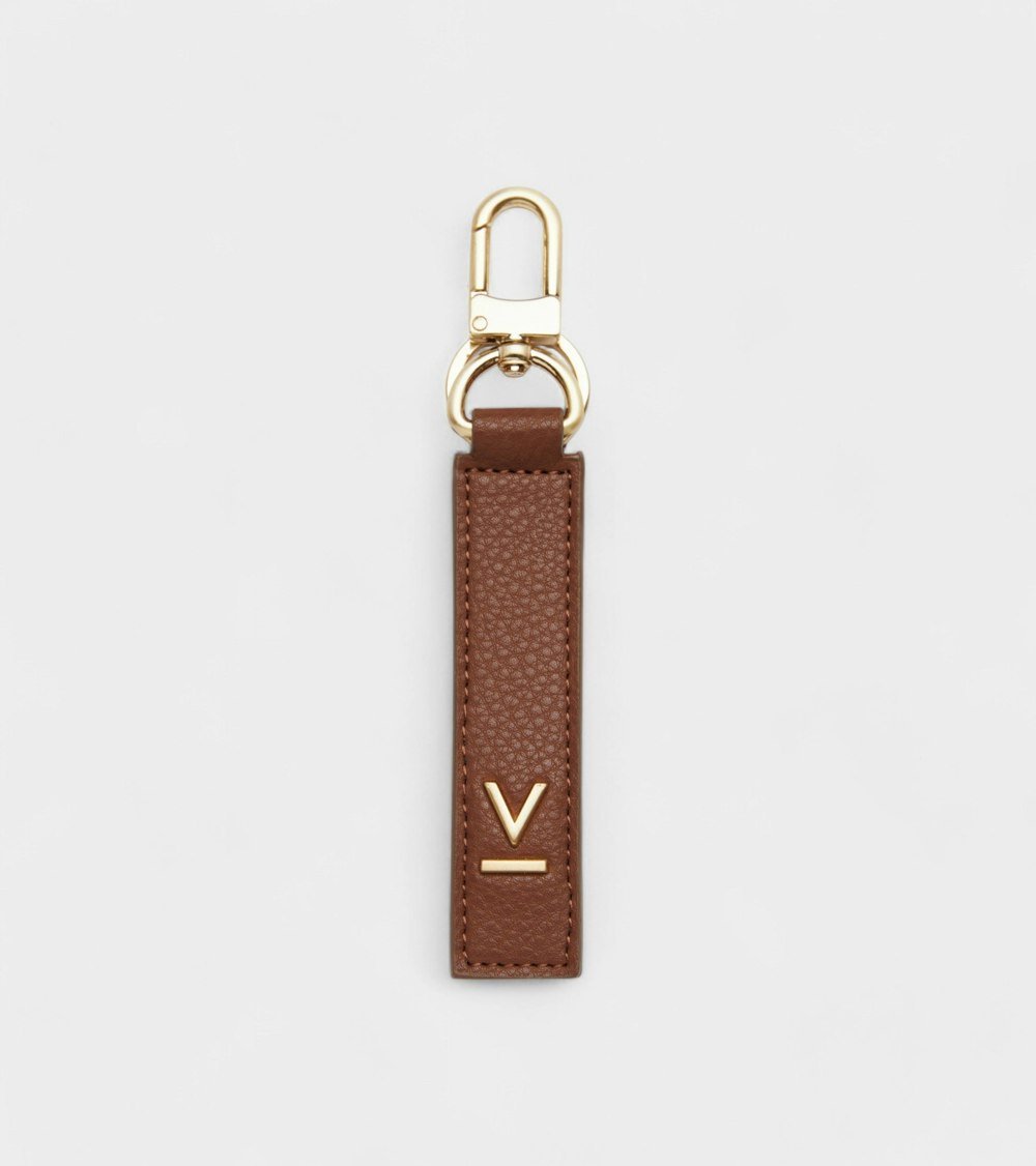 Votch Raya Vegan Bio-Based Bamboo Key ring in brown