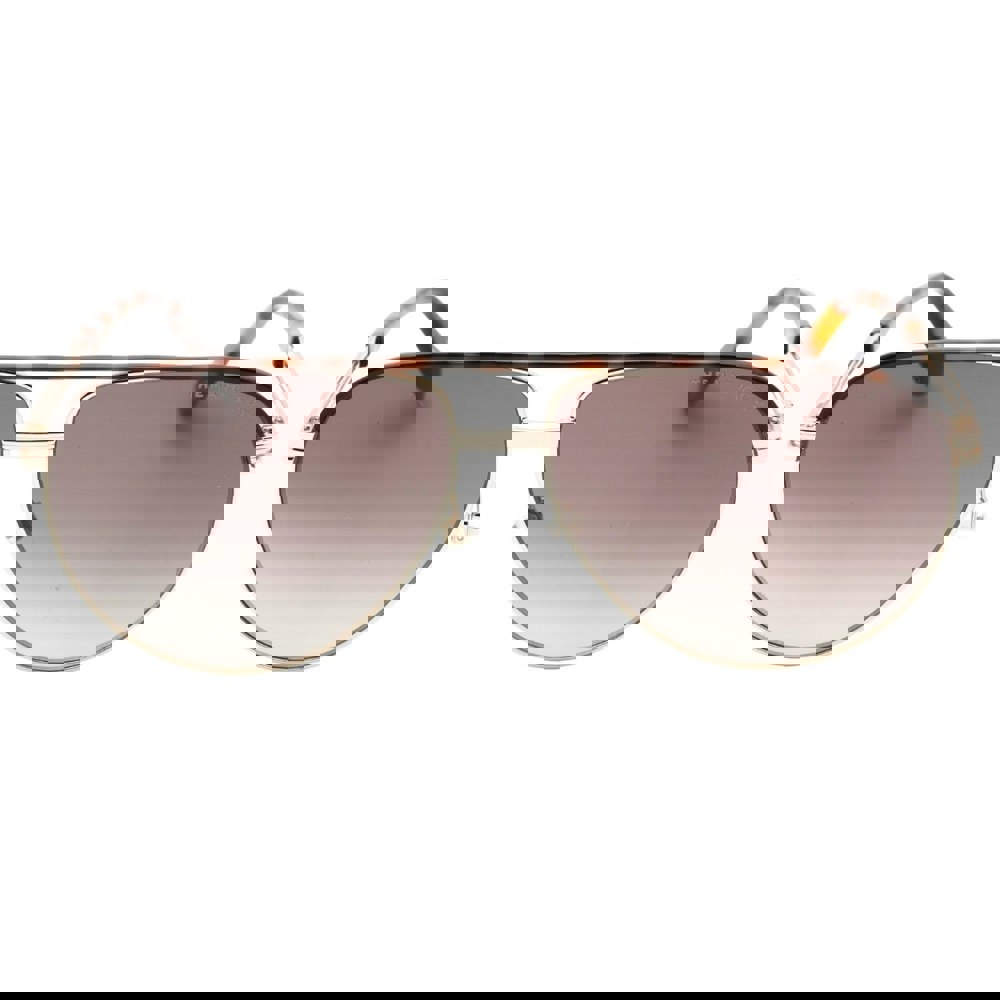 Marc Jacobs Aviator Brown SF Lensed Havana Gold Sunglasses