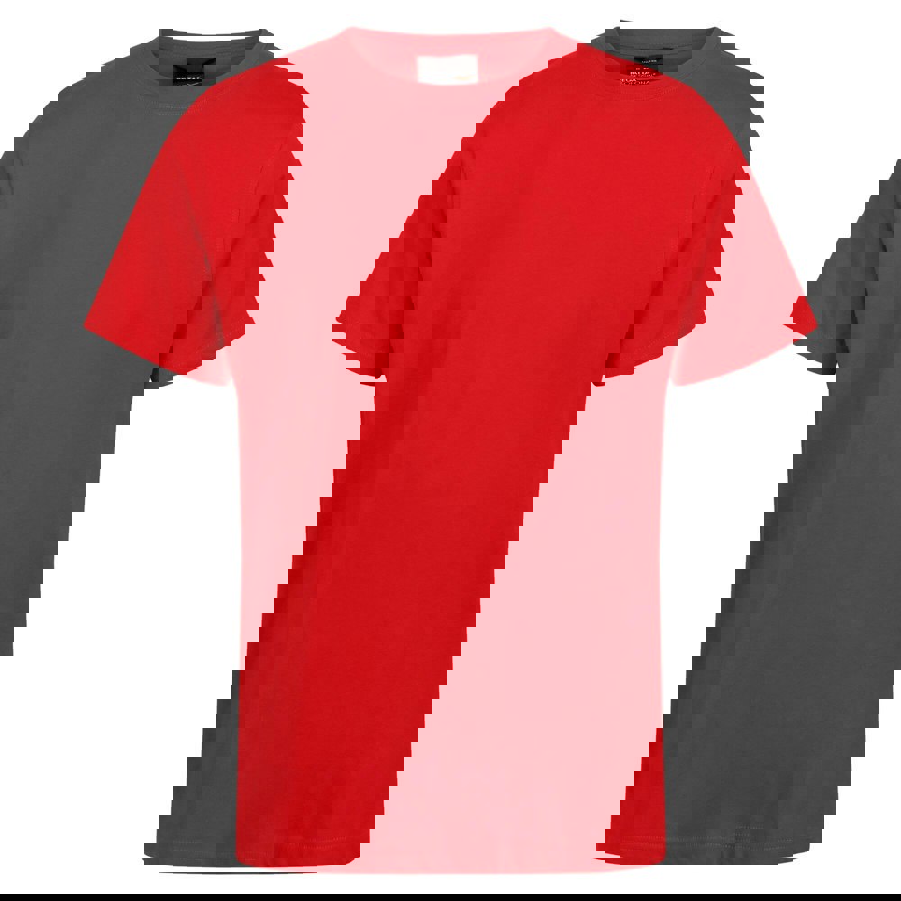 Regatta Mens Pro Cotton Soft Touch T-Shirt - Classic Red