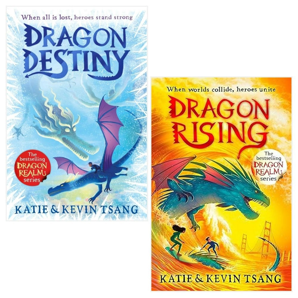 Dragon Realm Series 2 Book Set By Katie Tsang & Kevin Tsang Dragon Rising, Dragon Destiny