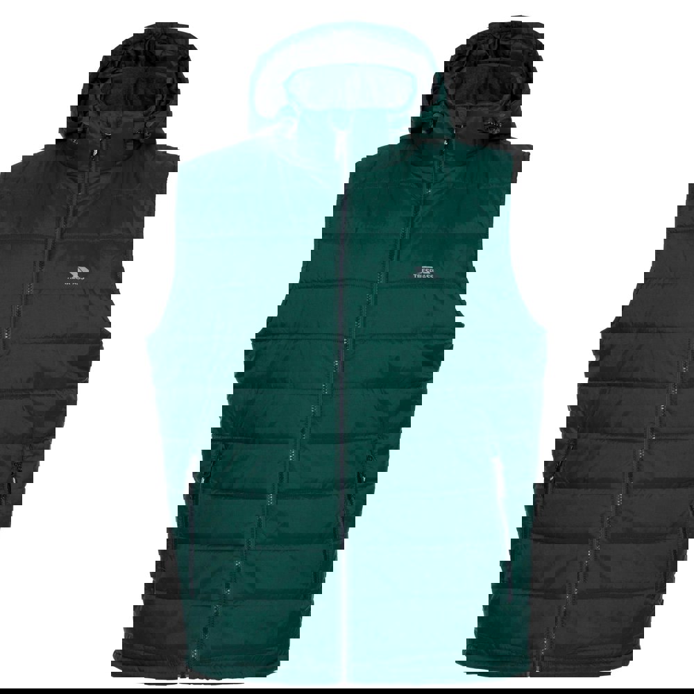 Trespass Mens Franklyn Padded Gilet - Forest Green