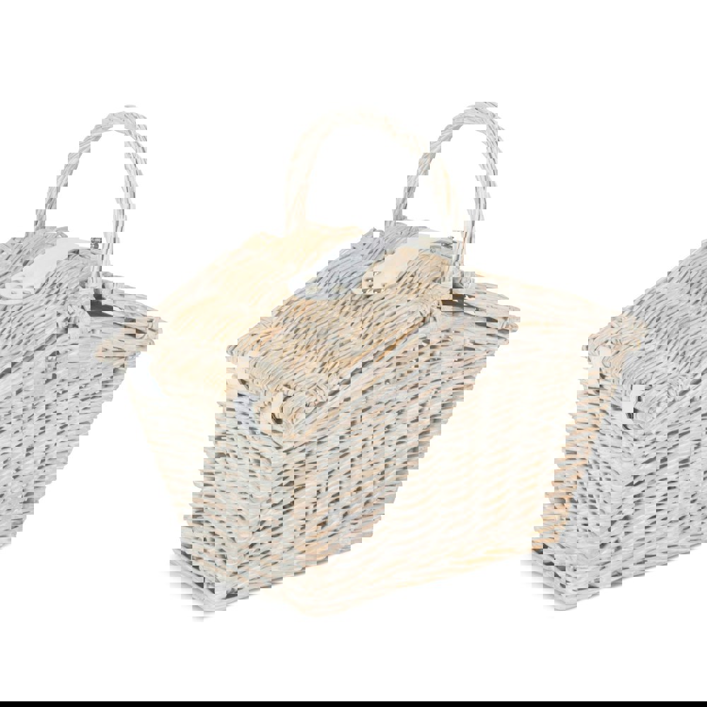 Wicker Picnic Baket with Lining