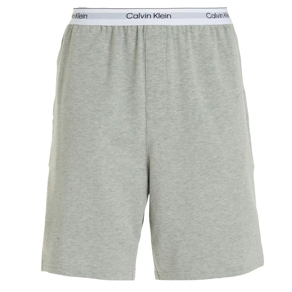 Calvin Klein Mens Plain Lounge Shorts - Grey