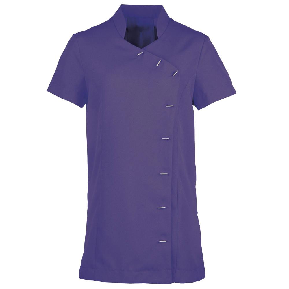 Premier Womens/Ladies *Orchid* Tunic / Health Beauty & Spa / Workwear (Pack of 2) - Purple - Purple