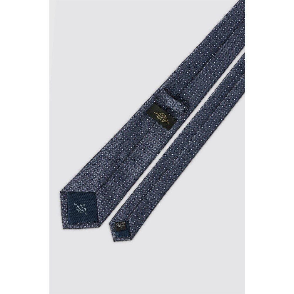 Antique Rogue Navy Ellipse Geo Tie