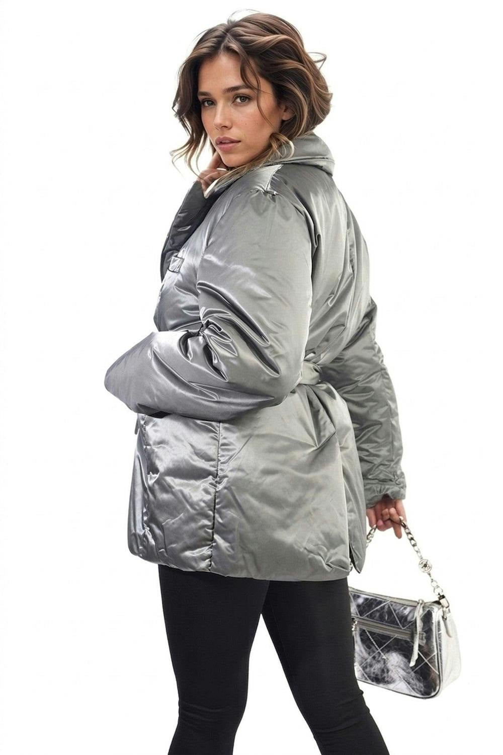 Penelope Oversized Belted Jacket - Grey_wb