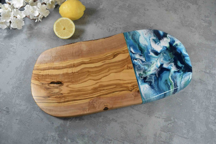 Chopping Board with Resin Art 40cm