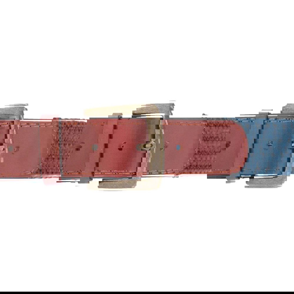 Ted Baker Galan Cow Leather Woven Belt - Navy