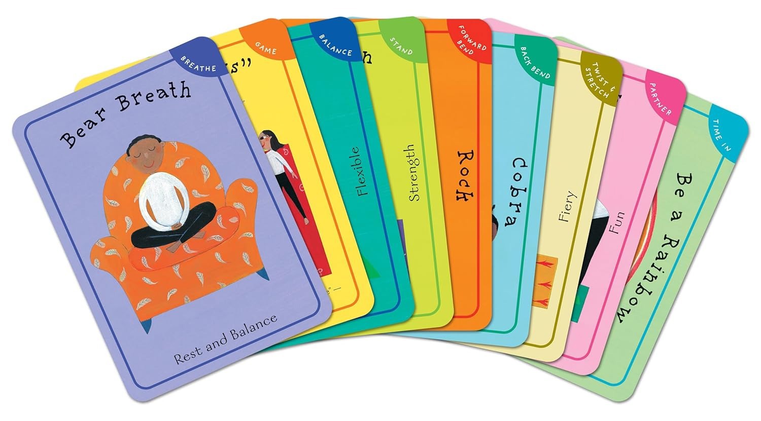 Yoga Pretzels: 50 Fun Yoga Activities for Kids and Grownups (Yoga Cards)
