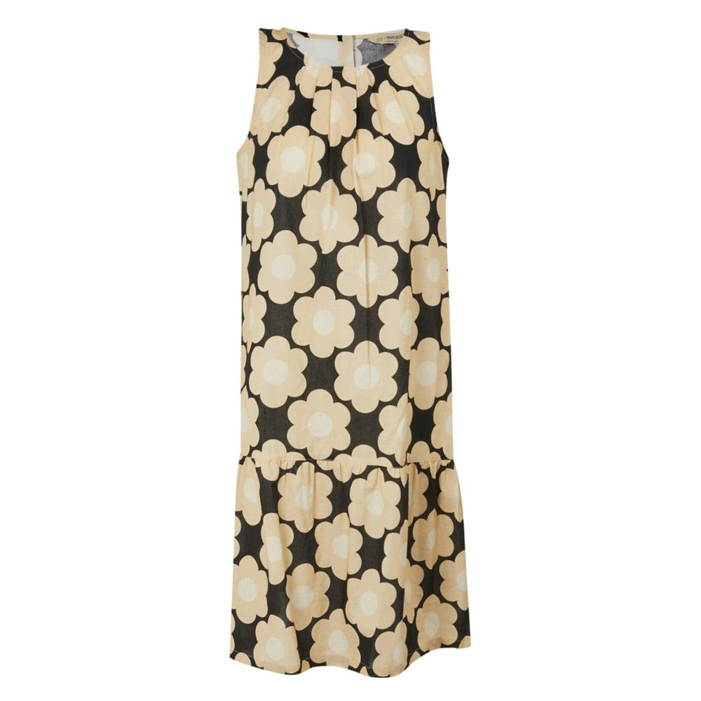 Regatta Women's Orla Kiely Sixties Daisy Sleeveless Summer Dress - Black