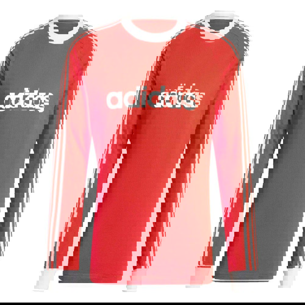 Adidas Mens Originals 70s FC Bayern Munich Long-Sleeved Jersey - Red