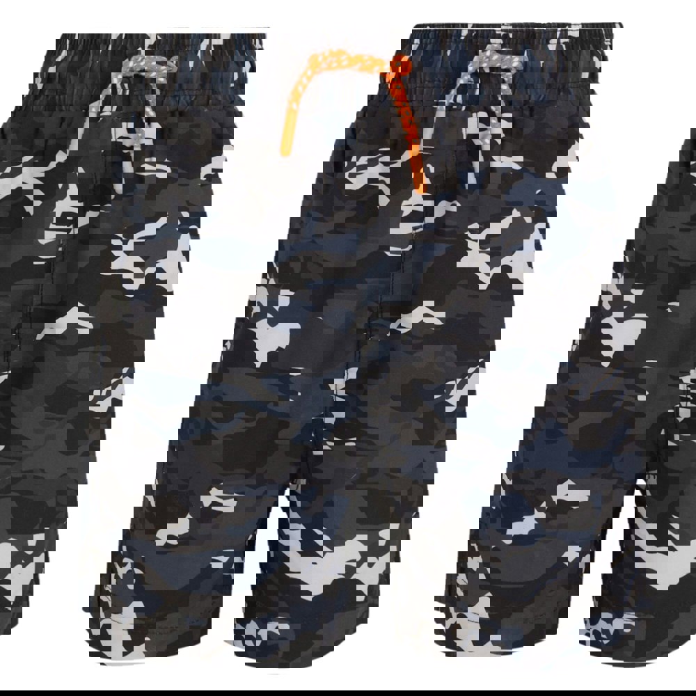 Regatta Childrens/Kids Skander III Camouflage Swim Shorts - Black