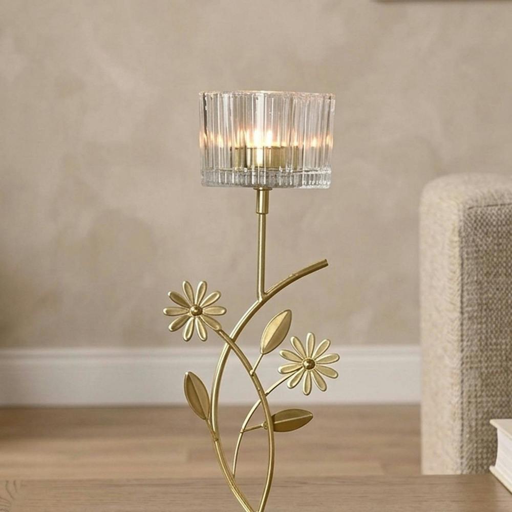 Garden Greatness Maison Floral Single Candle Holder