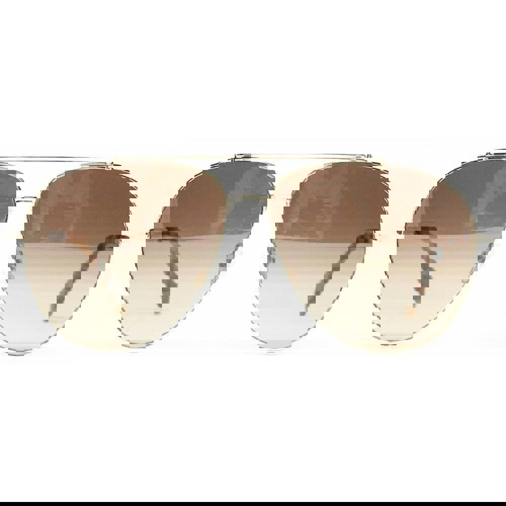 Lanvin Gradient Brown Lens Gold Sunglasses