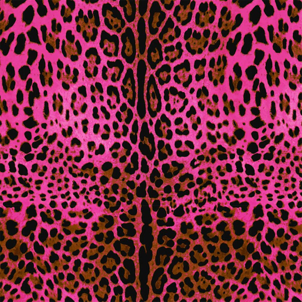 Love Frankie Neon Leopard Velvet Fabric