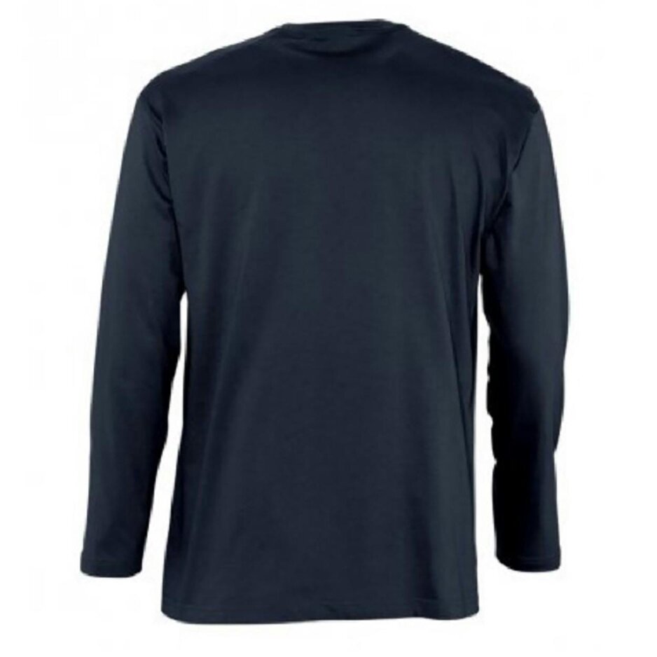 SOLS Mens Monarch Long Sleeve T-Shirt - Navy