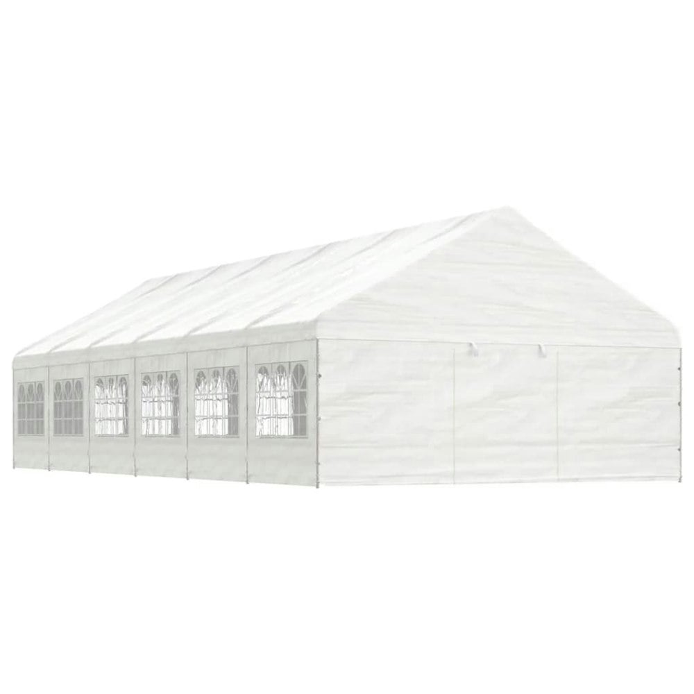 Berkfield Gazebo with Roof White 13.38x5.88x3.75 m Polyethylene