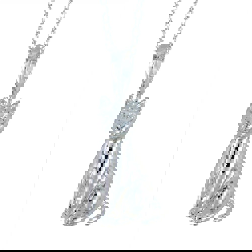 Sitting Cat Sterling Silver Necklace - Reeves & Reeves