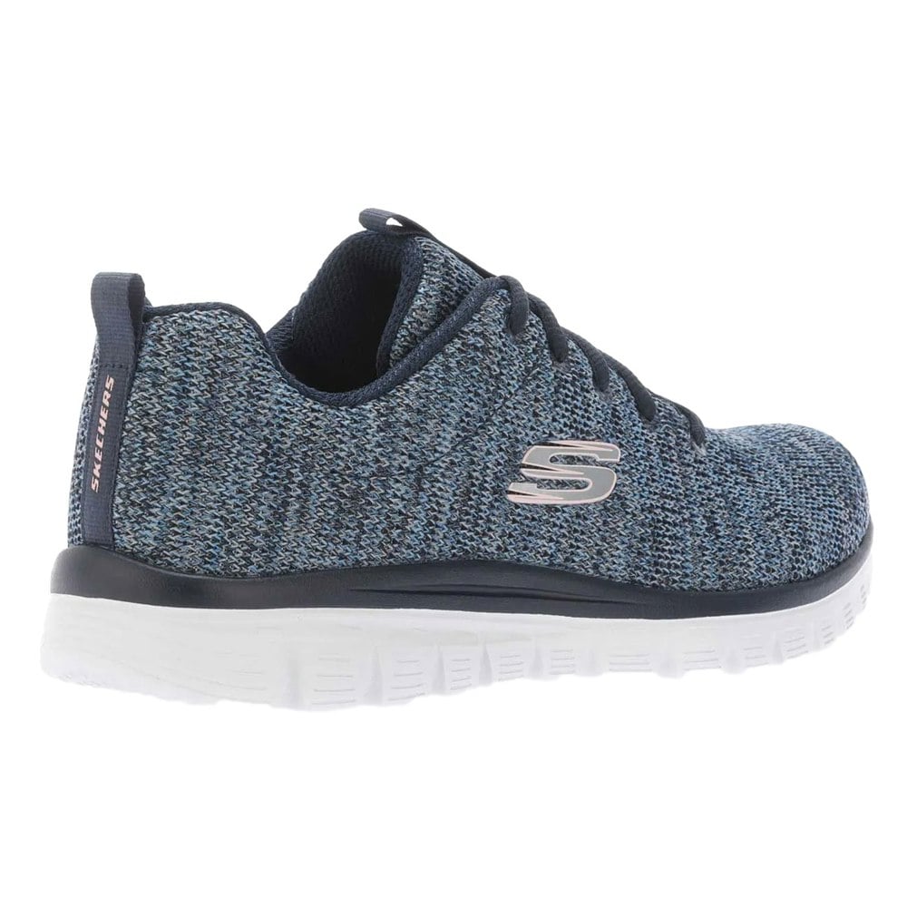 Skechers Womens Graceful Twisted Fortune Trainers - Navy