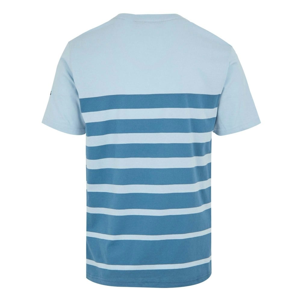 Regatta Mens Shorebay III Striped T-Shirt - Skyway/Coronet Blue