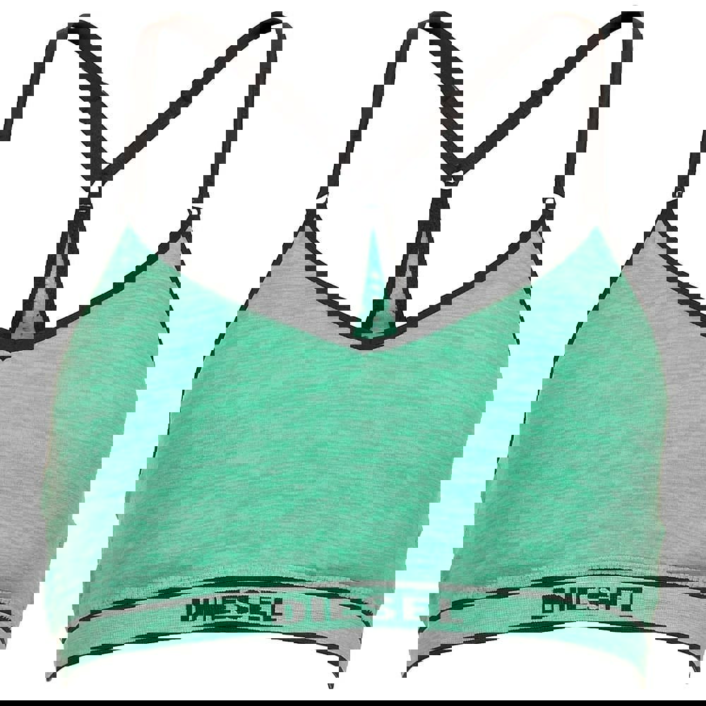 Diesel POKA-S Stretch Jersey Bralette, Green