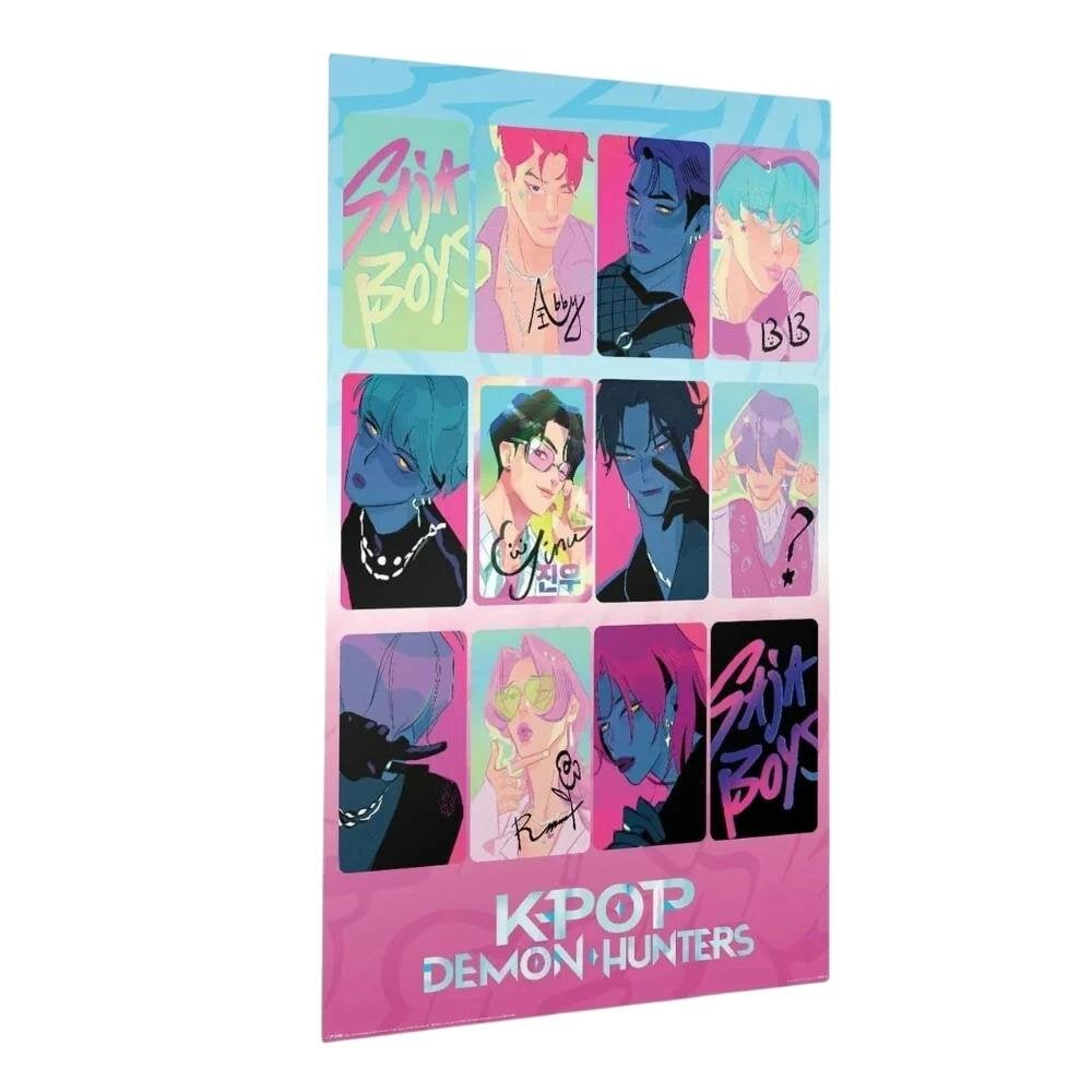K-Pop Demon Hunters Saja Boys Poster - Multicoloured