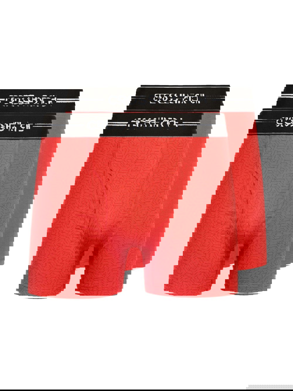 Crosshatch Hexter Boxers 2pk Red