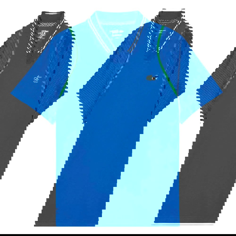 Lacoste Mens Daniil Medvedev Tennis Polo Shirt - Blue