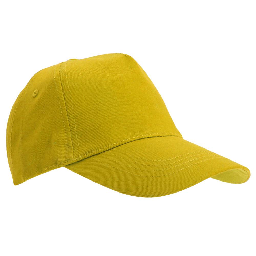 SOLS Unisex Buzz 5 Panel Baseball Cap - Gold - Gold - ONE
