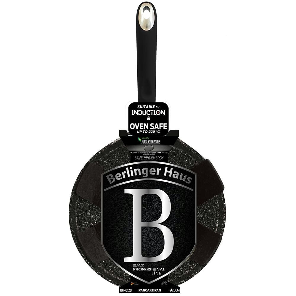 Berlinger Haus Crepe Pan 25 cm Berlinger Haus BH-6128 Black Professional Line